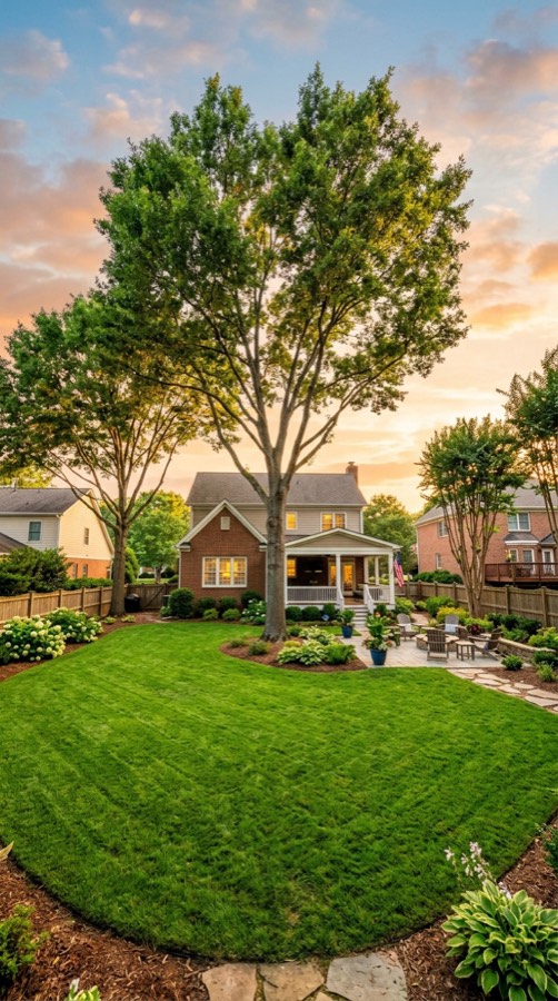 Clean trimmed trees after Oak City service
